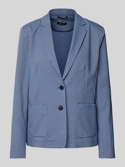 More & More Blazer met opgestikte zakken Bleu - 2