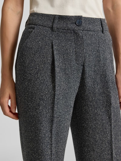 Someday Regular fit broek met viscose, model 'Cisilia' Marineblauw - 3