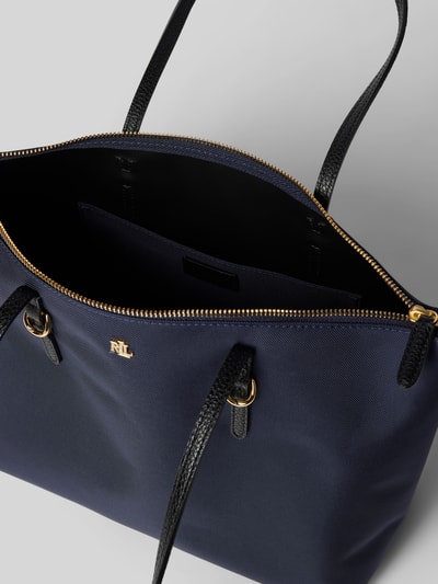 Lauren Ralph Lauren Handtasche mit Label-Applikation Modell 'KEATON' Dunkelblau 5