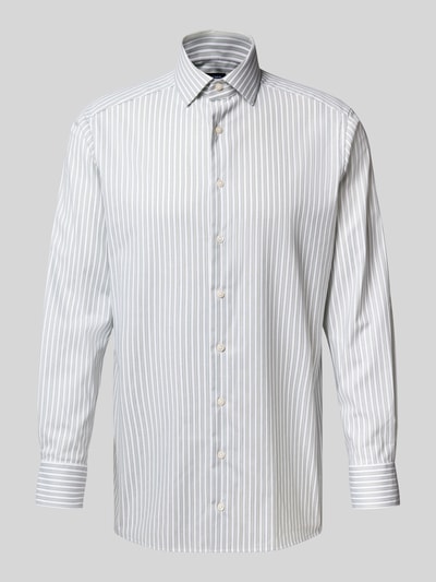 OLYMP Modern fit zakelijk overhemd met kentkraag Beige - 2