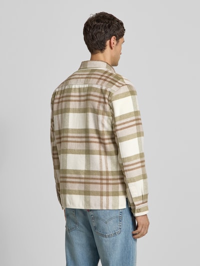 Lindbergh Overhemdjack met knoopsluiting Steengrijs - 5