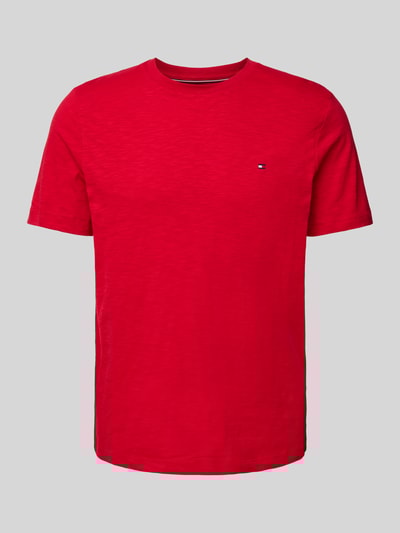 Tommy Hilfiger Regular fit T-shirt van puur katoen Rood - 2