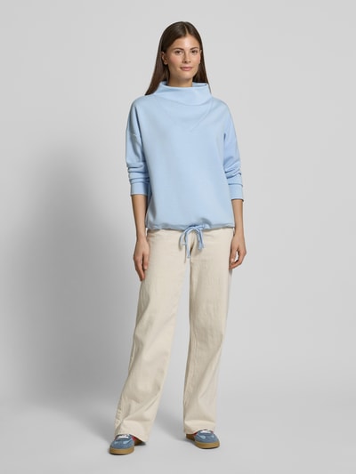 Christian Berg Woman Sweatshirt mit Turtleneck Bleu 1