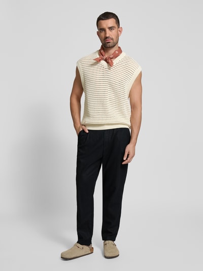 MCNEAL Leinenhose aus Leinen-Mix Black 1