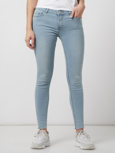 Review Skinny jeans met stretch Lichtblauw - 4