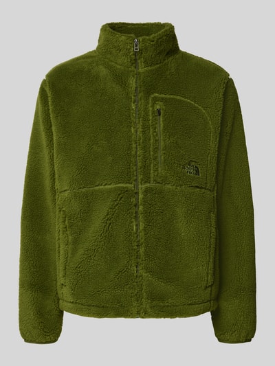 The North Face Kurtka teddy z zamkiem błyskawicznym, krój regular fit Oliwkowy 2