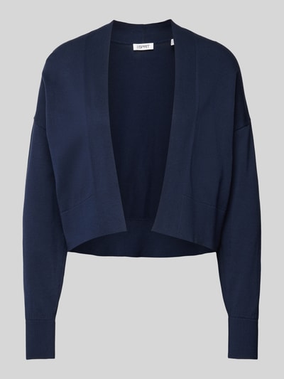 Esprit Korte cardigan met ribboorden Marineblauw - 2