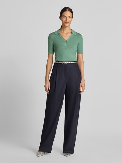 Jake*s Collection Regular Fit Poloshirt aus Viskose-Mix Aqua 1