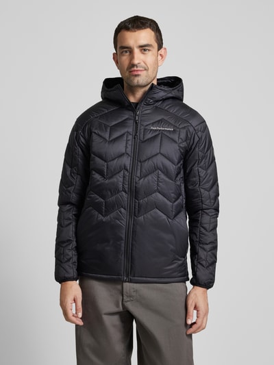 PEAK PERFORMANCE Steppjacke mit Label-Stitching Modell 'Elevate' Black 4