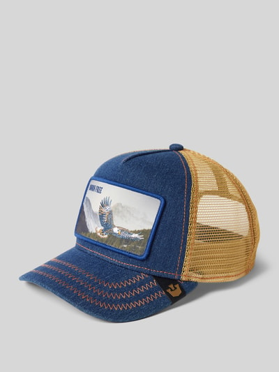 GOORIN BROS. Trucker Cap mit Motiv-Badge Modell 'Born Free' Marine 1