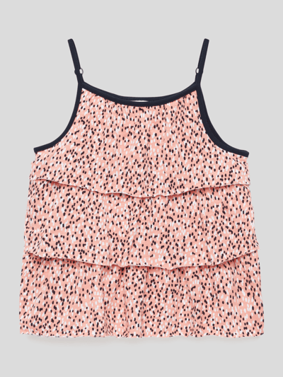 s.Oliver RED LABEL Top met all-over motief Apricot - 1