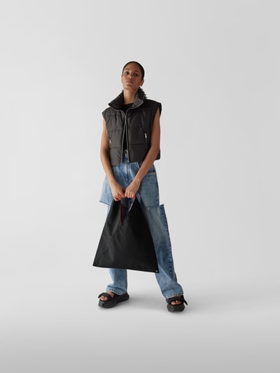 Maison Margiela Handtasche mit Label-Details Schwarz 1