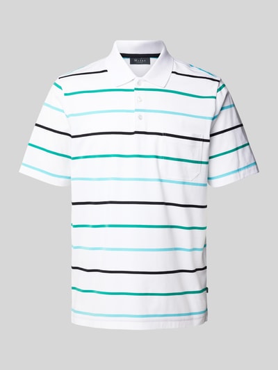 MAERZ Muenchen Regular fit poloshirt met borstzak Wit - 2