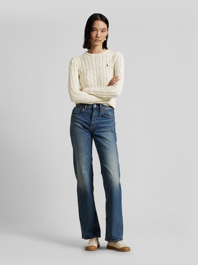 Polo Ralph Lauren Regular Fit Pullover aus Woll-Kaschmir-Mix 'JULIANNA' Offwhite 1