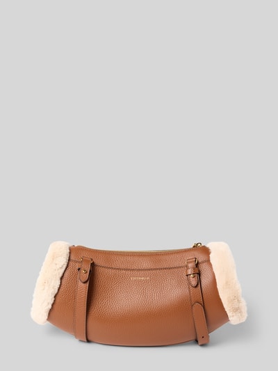 Coccinelle Torba na ramię z obszyciem ze sztucznego futra model ‘BEAT ARCTIC’ Koniakowy 4