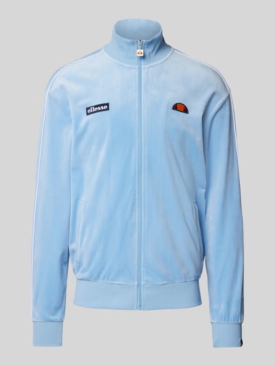 Ellesse Sweatjacke mit Label-Patches Modell 'MURAKAZ' Hellblau 2