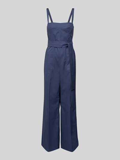 Marella Jumpsuit mit Bindegürtel Modell 'ZOLLA2' Marine 2