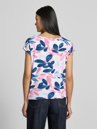 ZABAIONE Blouse met korte mouwen van viscosemix model 'Minou' Offwhite - 5