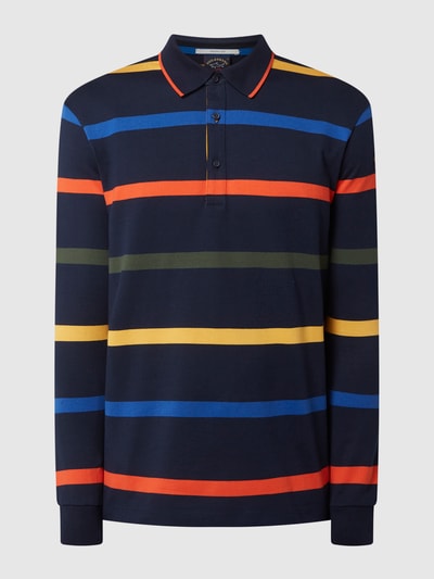 Paul & Shark Poloshirt mit langen Ärmeln Marineblau 2