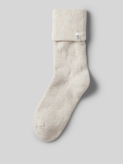 CK Calvin Klein Socken mit Label-Detail Beige 1