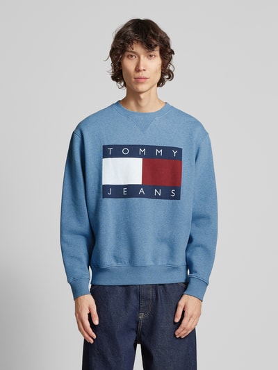 Tommy Jeans Sweatshirt mit Logo-Print Bleu 4