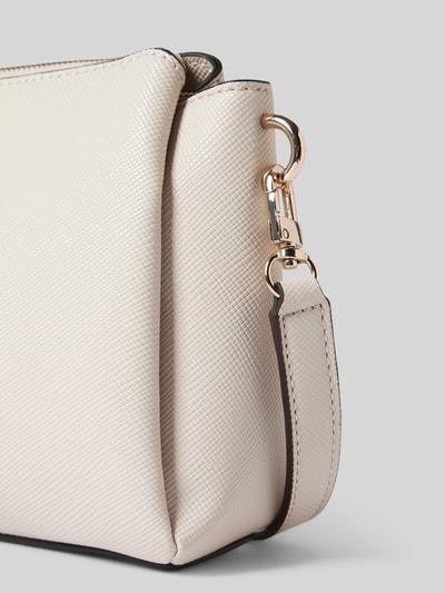 Guess Handtasche mit Label-Detail Modell 'NOELLE' Ecru 3