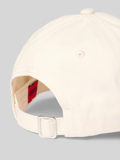 HUGO Baseballpet met labelstitching, model 'Asya' Felroze - 3