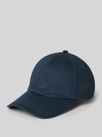 Marc O'Polo Basecap aus reiner Baumwolle mit Logo-Stitching Marine 1