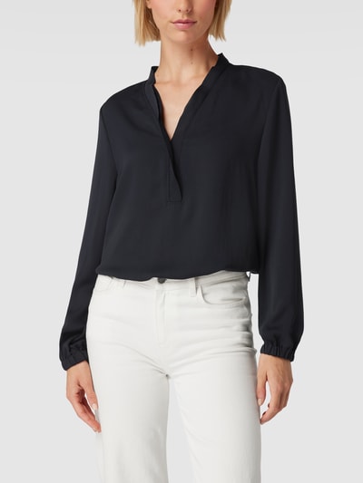 Marc Cain Bluse mit V-Ausschnitt Marine 4