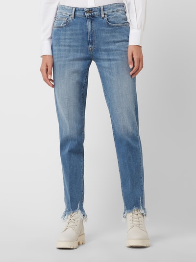 Love Moschino Slim Fit Jeans mit Stretch-Anteil  Hellblau Melange 4