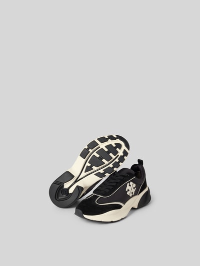 Tory Burch Sneaker mit Logo-Stitching Black 5