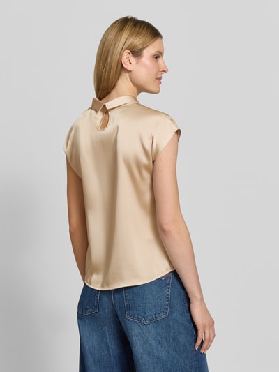 Neo Noir Blusenshirt aus Satin Modell 'Fleur' Sand 5