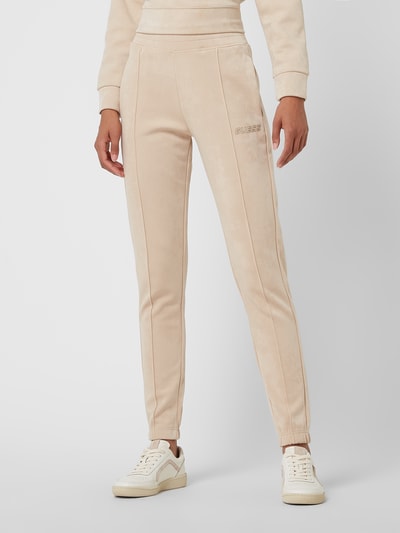 Guess Activewear Jogpants mit Logo-Applikation Modell 'Euphemia'  Taupe 4