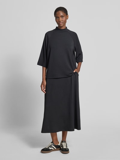 Soyaconcept Midirock mit elastischem Bund Modell 'BANU' Black 1