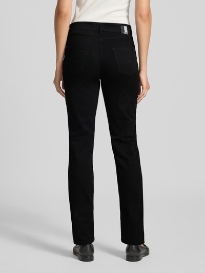 MAC Bootcut Fit Jeans mit Stretch-Anteil Modell 'MELANIE' Black 5
