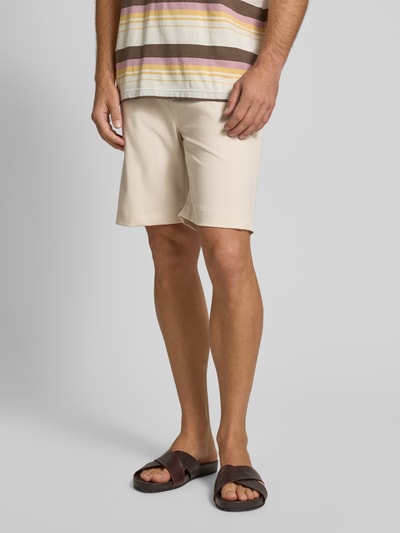 Casual Friday Regular Fit Shorts mit elastischem Bund Modell 'Samos' Sand 4