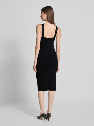 Lauren Ralph Lauren Knielange jurk van viscosemix, model 'PAITMAN' Zwart - 5