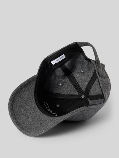 CK Calvin Klein Basecap mit Label-Patch Anthrazit 1