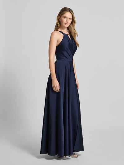 Hey Kyla Abendkleid mit rückseitiger Schnürung Marine 1