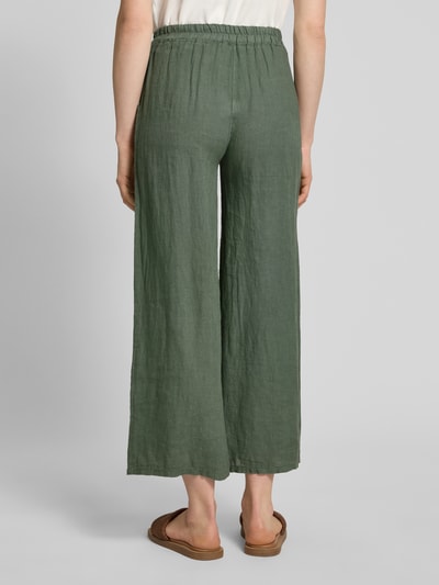 ZABAIONE Leinenhose mit Eingrifftaschen Khaki 5