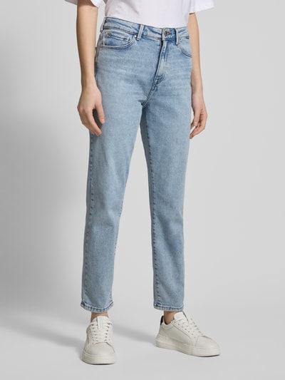 Only Straight Fit Jeans mit Baumwoll-Anteil Modell 'EMILY' Jeansblau 4