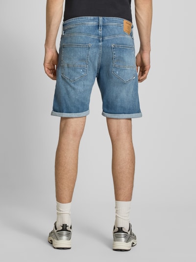 JACK & JONES Jeansshorts mit Umschlag Modell 'RICK' Hellblau 5