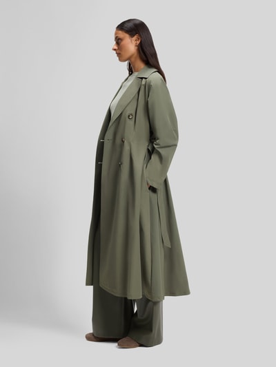 BOSS Regular Fit Trenchcoat aus Baumwoll-Mix Oliv 4