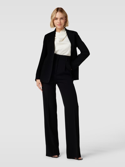 Max Mara Studio Pantalon met persplooien, model 'GHISA' Zwart - 1