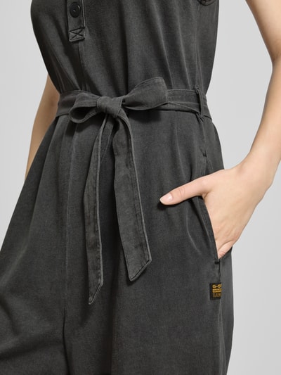 G-Star Raw Jumpsuit mit Bindegürtel Anthrazit 3