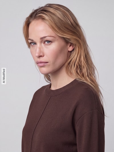 s.Oliver RED LABEL Relaxed Fit Sweatshirt aus Baumwoll-Mix Dunkelbraun 3