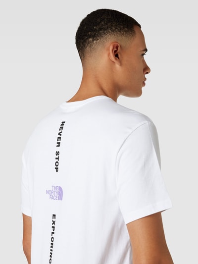 The North Face T-Shirt mit Label-Print Weiss 3