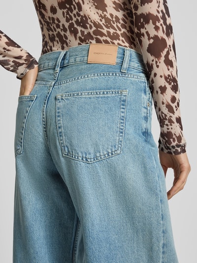 ONLY Low rise jeans van puur katoen, model 'HOPE' Jeansblauw - 3