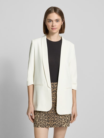 Only Regular Fit Blazer mit angedeuteten Paspeltaschen Modell 'ELLY' Offwhite 4