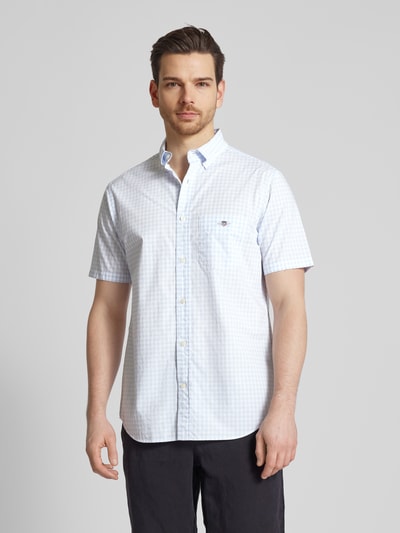 Gant Koszula casualowa z kołnierzykiem typu button down Jasnoniebieski 4